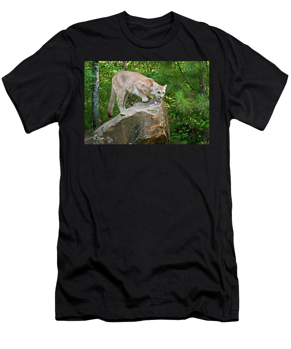 About to Pounce Peg Runyan T-Shirt
