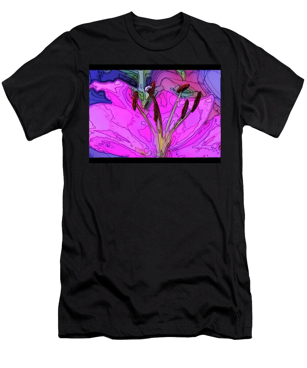 Abstract Blossom Geo Mage T-Shirt
