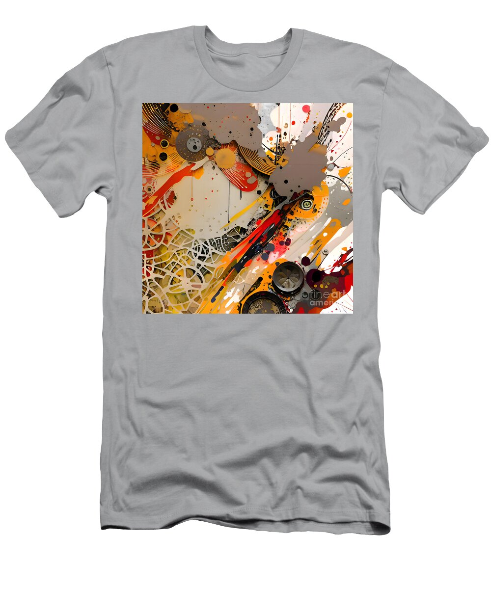 Abstract Lines and Dots Lauries Intuitive T-Shirt