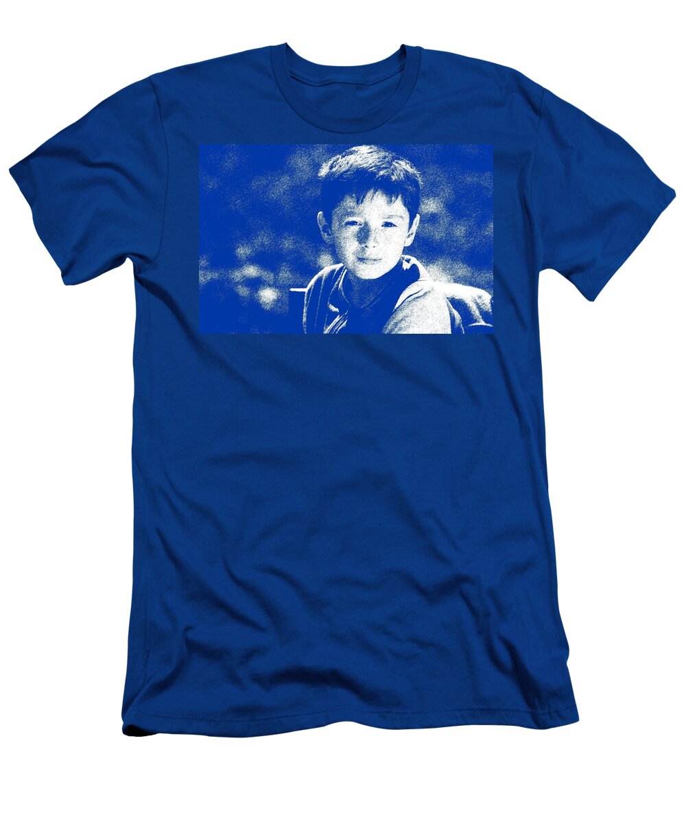 Abstract Portrait of a Boy 2 Celestial Images T-Shirt