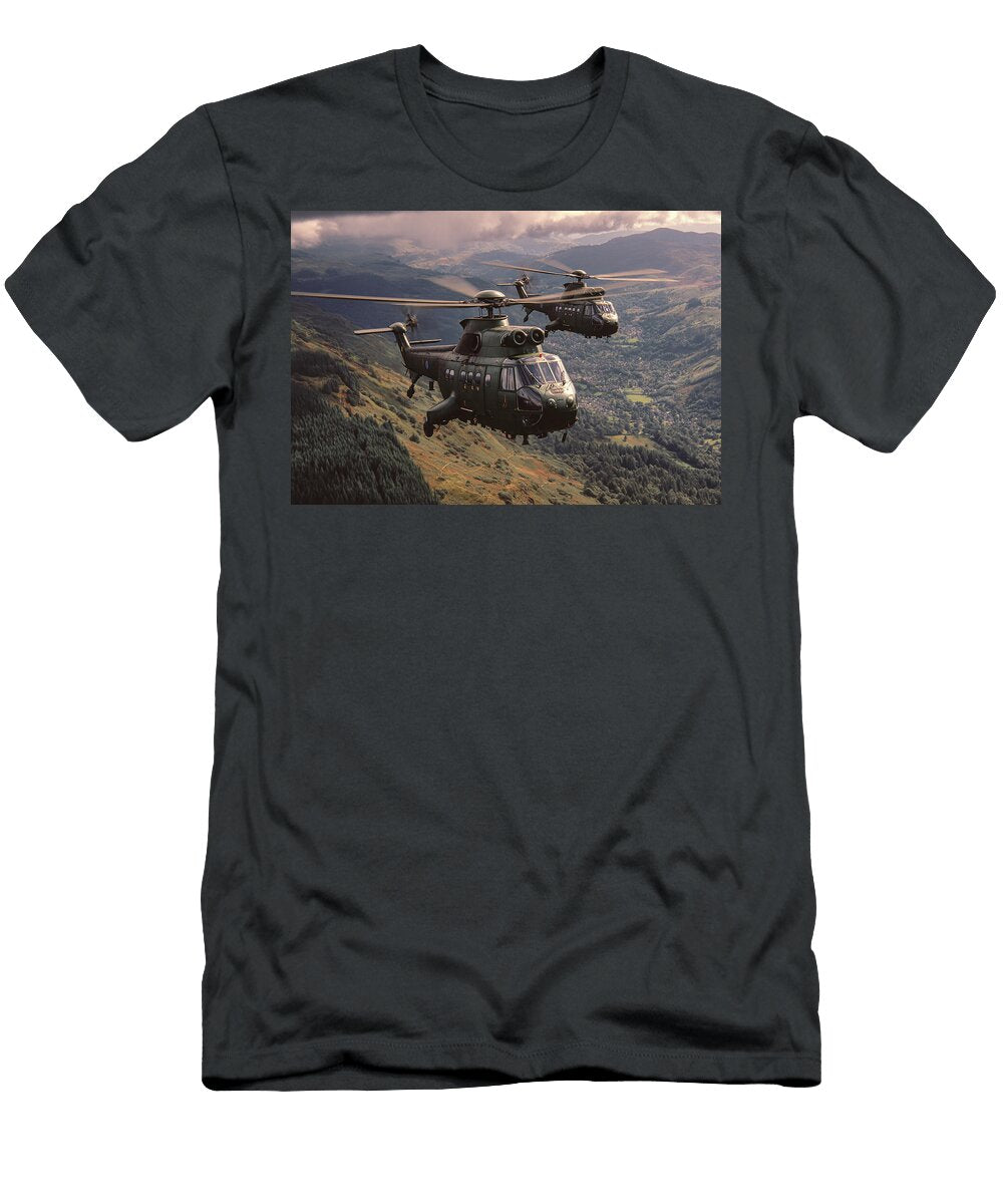 Across the Heathered Hills Start Aviation T-Shirt