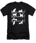 Adorable Cat Playing on Musical Notes Musician Shirtom T-Shirt