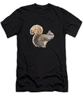 Adorable Super Cute Brown Beige Squirrel with Nut Watercolor Irina Sztukowski T-Shirt