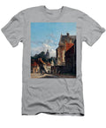 Adrianus Eversen Figures Conversing in a Dutch Street Celestial Images T-Shirt