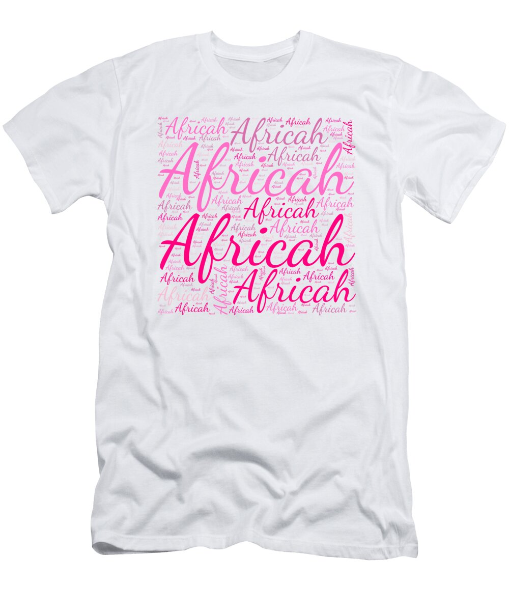 Africah Names Without Frontiers Vidddie Publyshd T-Shirt