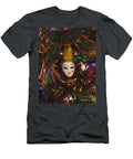 Airbrush Mardi Gras Carnival 2019 Clown Mask Joseph Baril T-Shirt