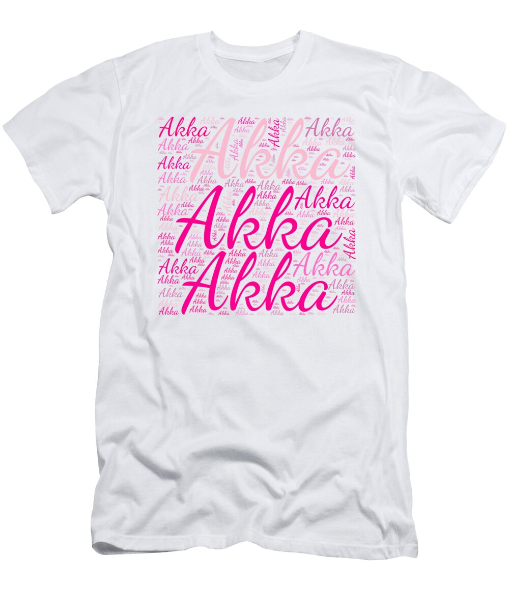Akka Names Without Frontiers Vidddie Publyshd T-Shirt
