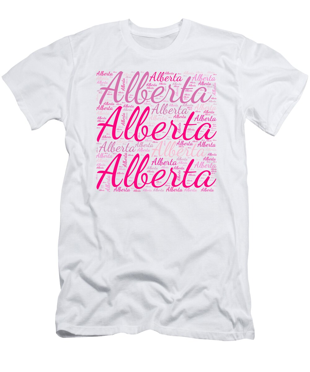 Alberta Names Without Frontiers Vidddie Publyshd T-Shirt
