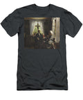 Ald Old Couple Conversing in the Dining Room Dansk Aeldre Aegtepar I Samtale I Dagligstuen Harald Slott Moller T-Shirt