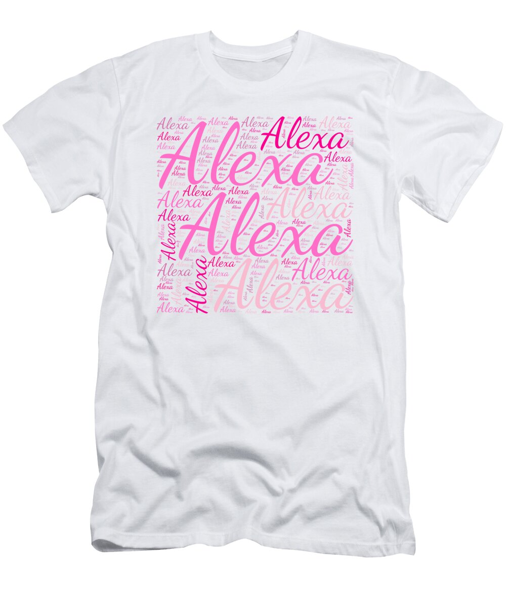 Alexa Names Without Frontiers Vidddie Publyshd T-Shirt