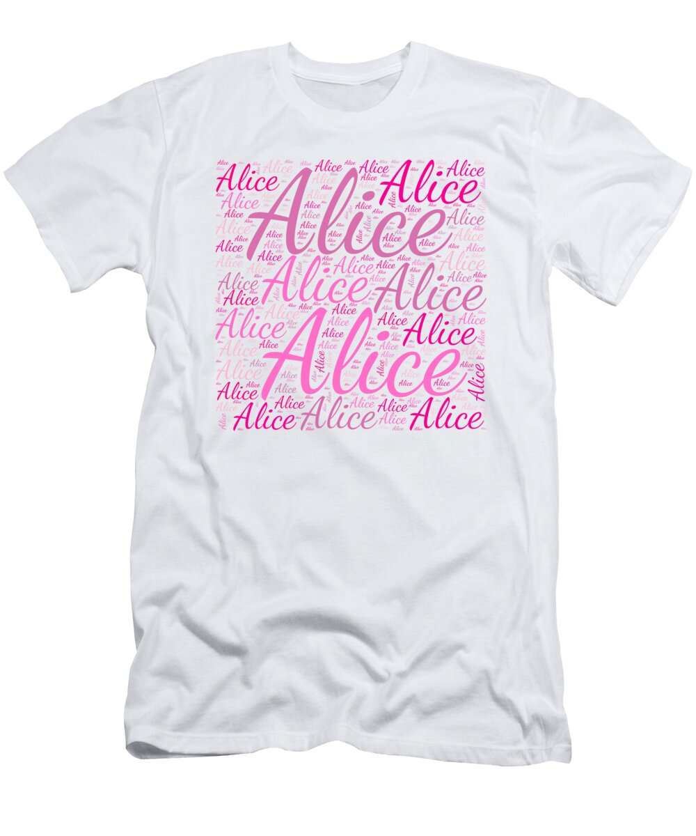 Alice Names Without Frontiers Vidddie Publyshd T-Shirt