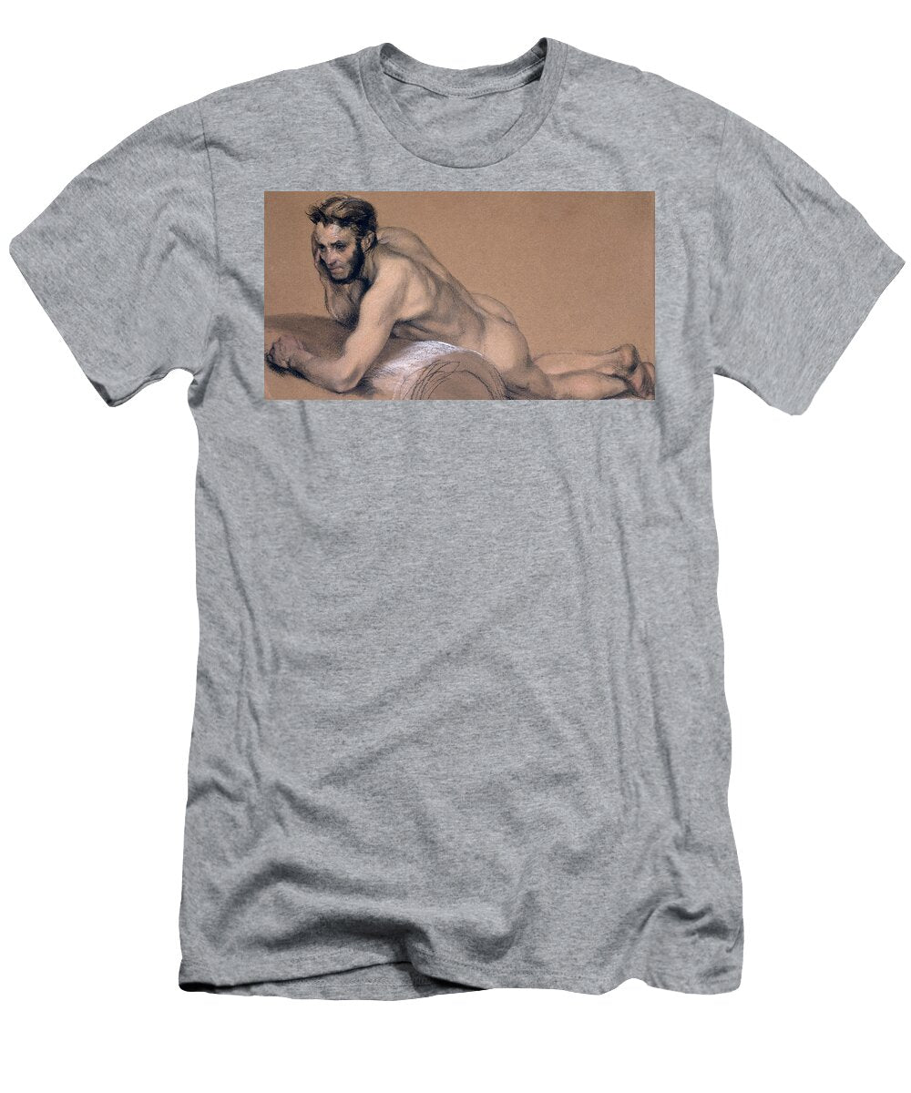 Allegory of the River Oder Adolph Friedrich Erdmann Von Menzel T-Shirt