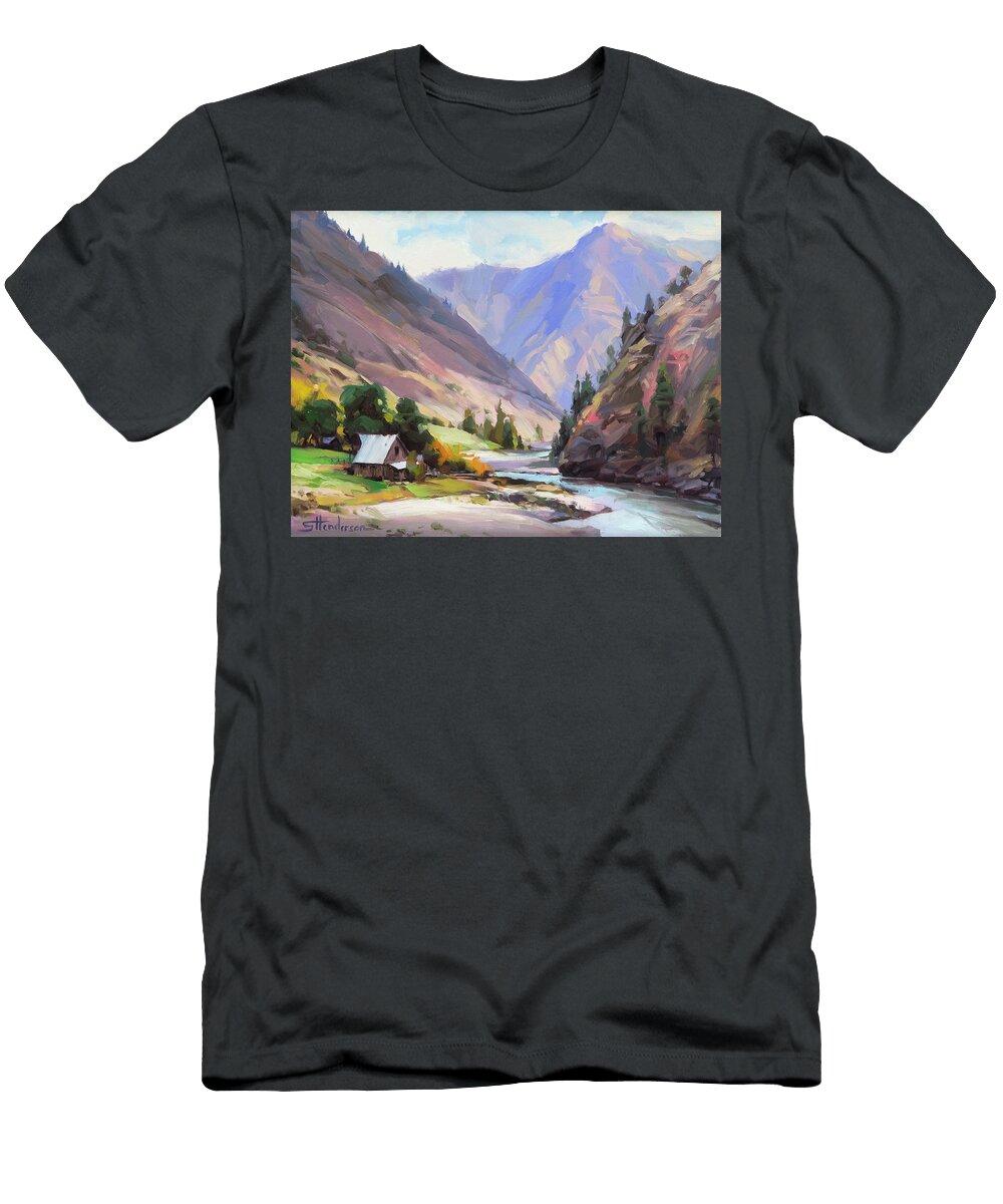 Along the Salmon River Steve Henderson T-Shirt