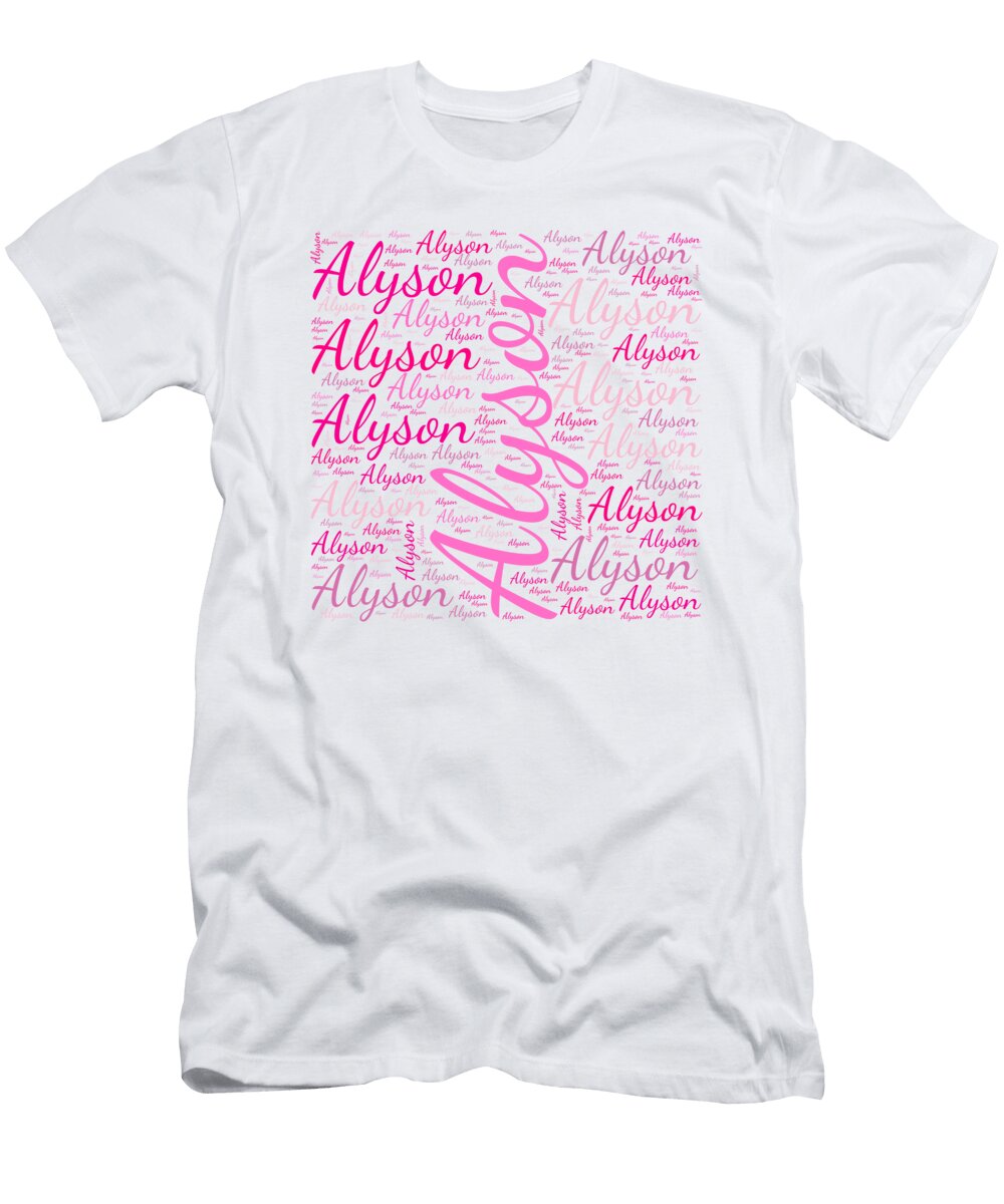 Alyson Names Without Frontiers Vidddie Publyshd T-Shirt