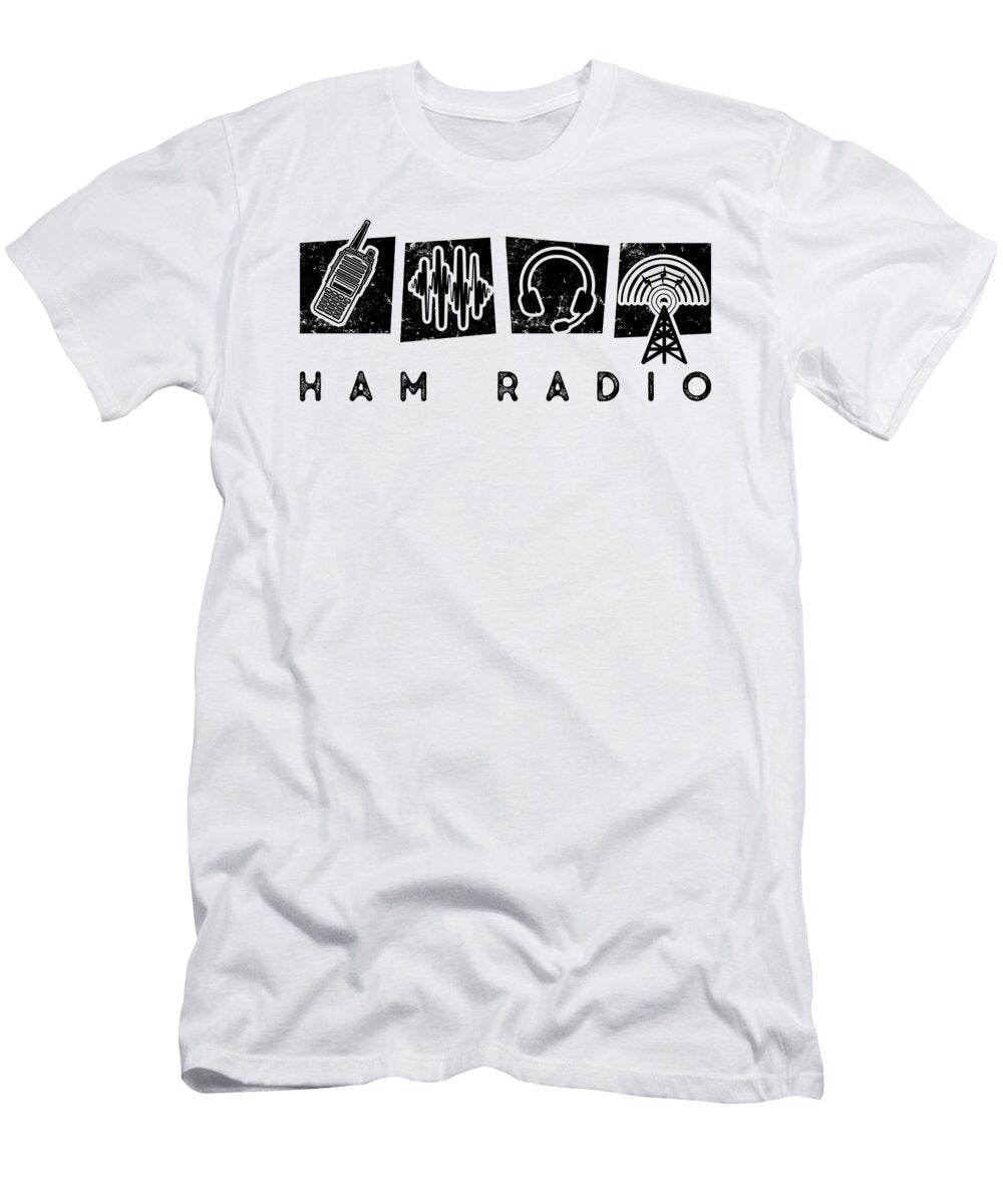 Amateur Radio Antenna Frequency Ham Radio Operator Tshirtconcepts Marvin Poppe T-Shirt