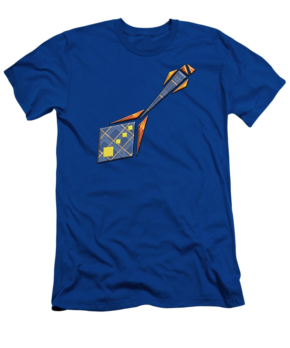 Amazing Electric Bass Guitar Tangram Expression Frantz Cialec T-Shirt