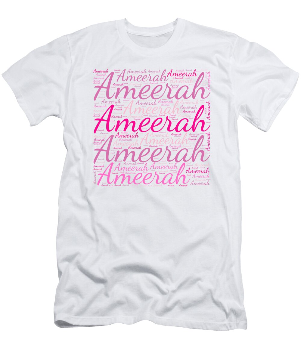 Ameerah Names Without Frontiers Vidddie Publyshd T-Shirt