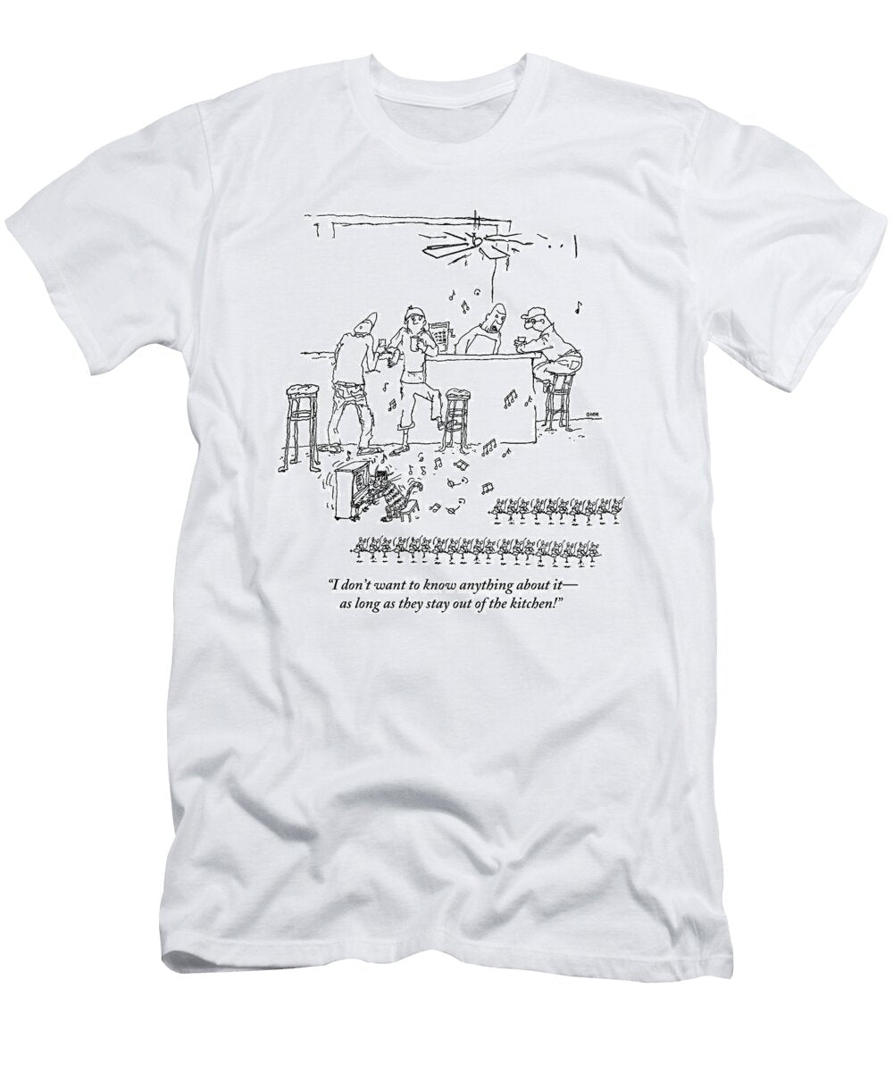 An Invasion of Dancing Mice and a Cat Pianist George Booth T-Shirt