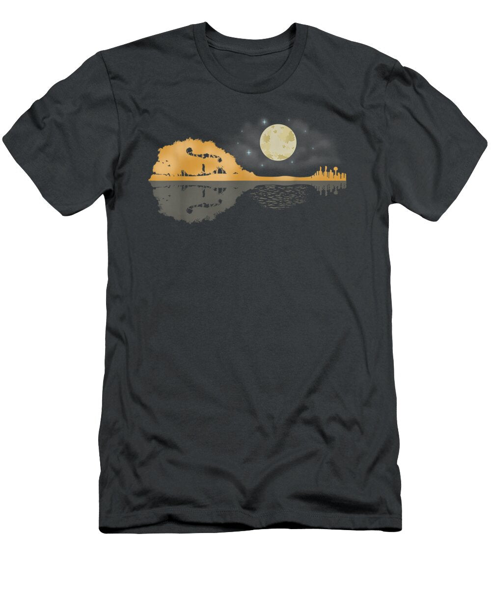 Andolin Men Country Music Moon Bluegrass Abdula Rubyir T-Shirt