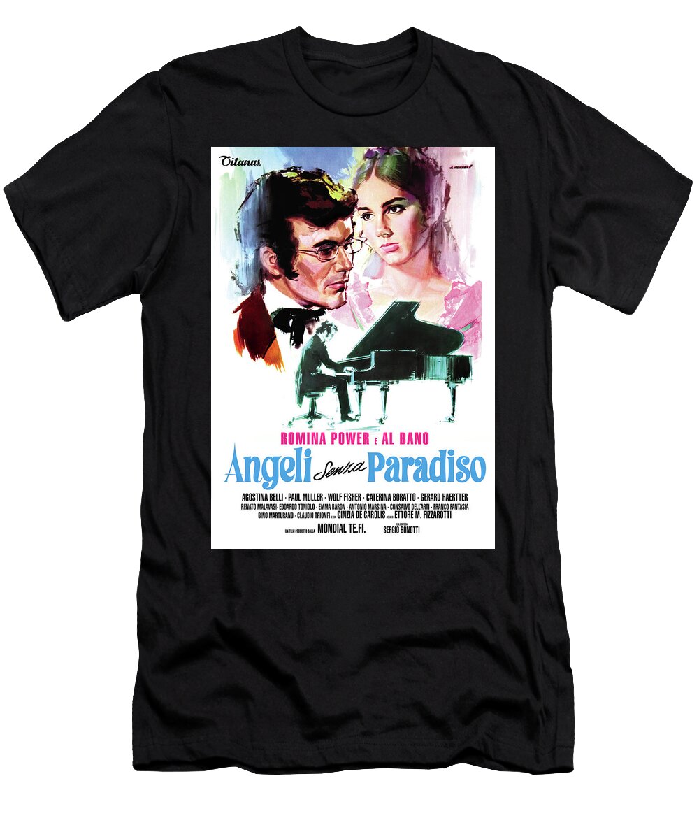 Angeli Senza Paradiso 1970 Stars on Art T-Shirt