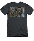 Ankarana Sportive Lemur Pair Peering Out From Tree Hole Bernard Castelein Natureplcom T-Shirt