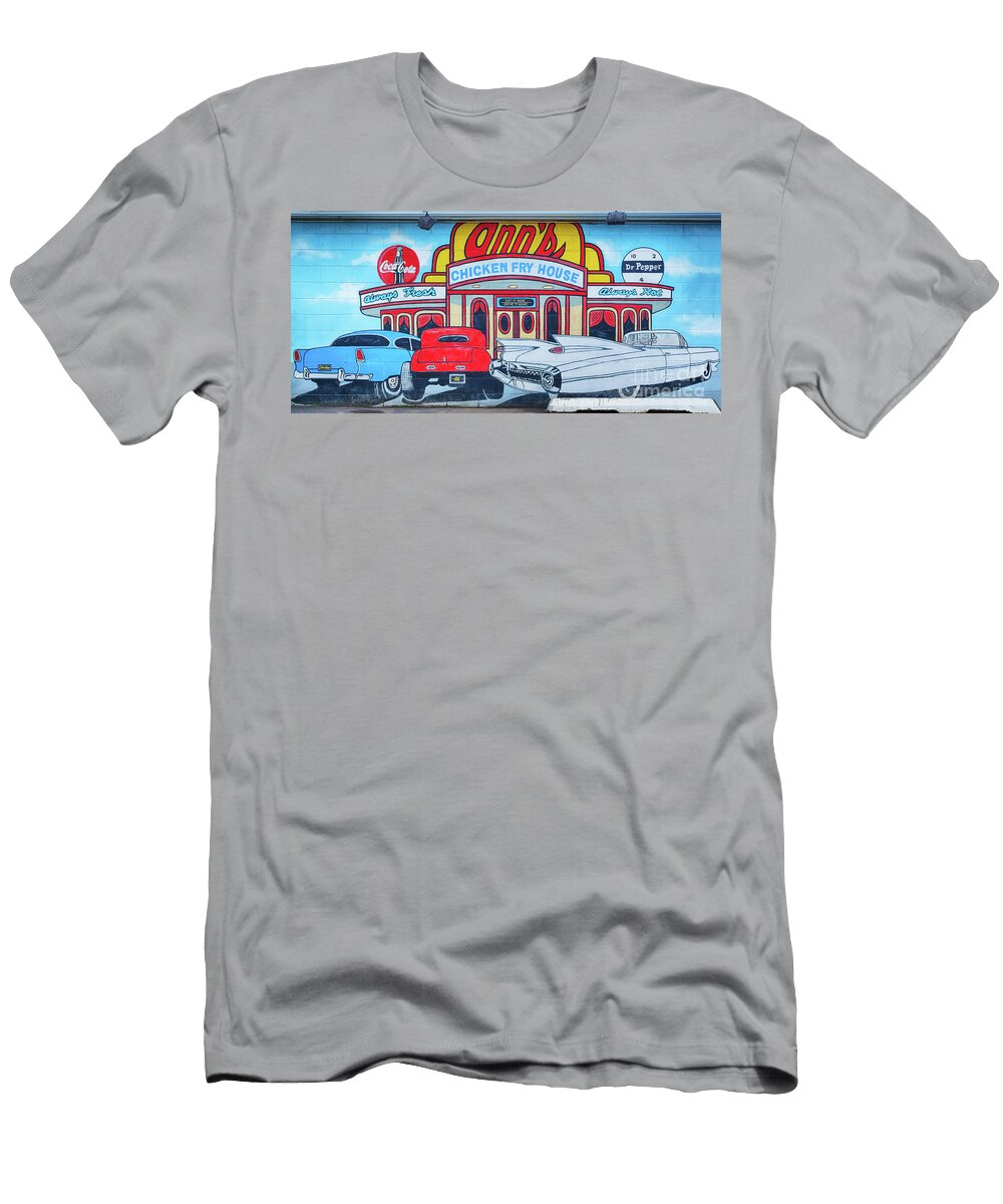 Anns Chicken Fry House Mural Priscilla Burgers T-Shirt