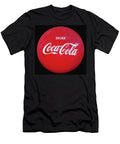 Antique Coca Cola Button Sign Chris Flees T-Shirt