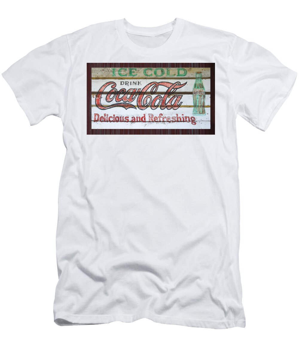 Antique Coca Cola Sign Chris Flees T-Shirt
