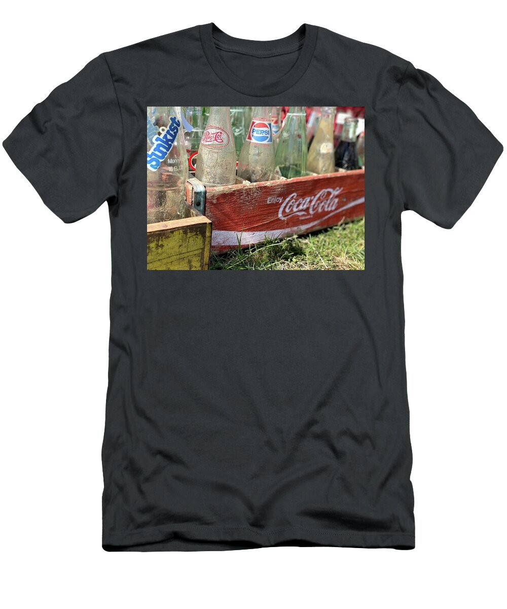 Antique Cola Cola Box Sunkist Pepsi Co Pepsi Bottles Tammera Carter T-Shirt