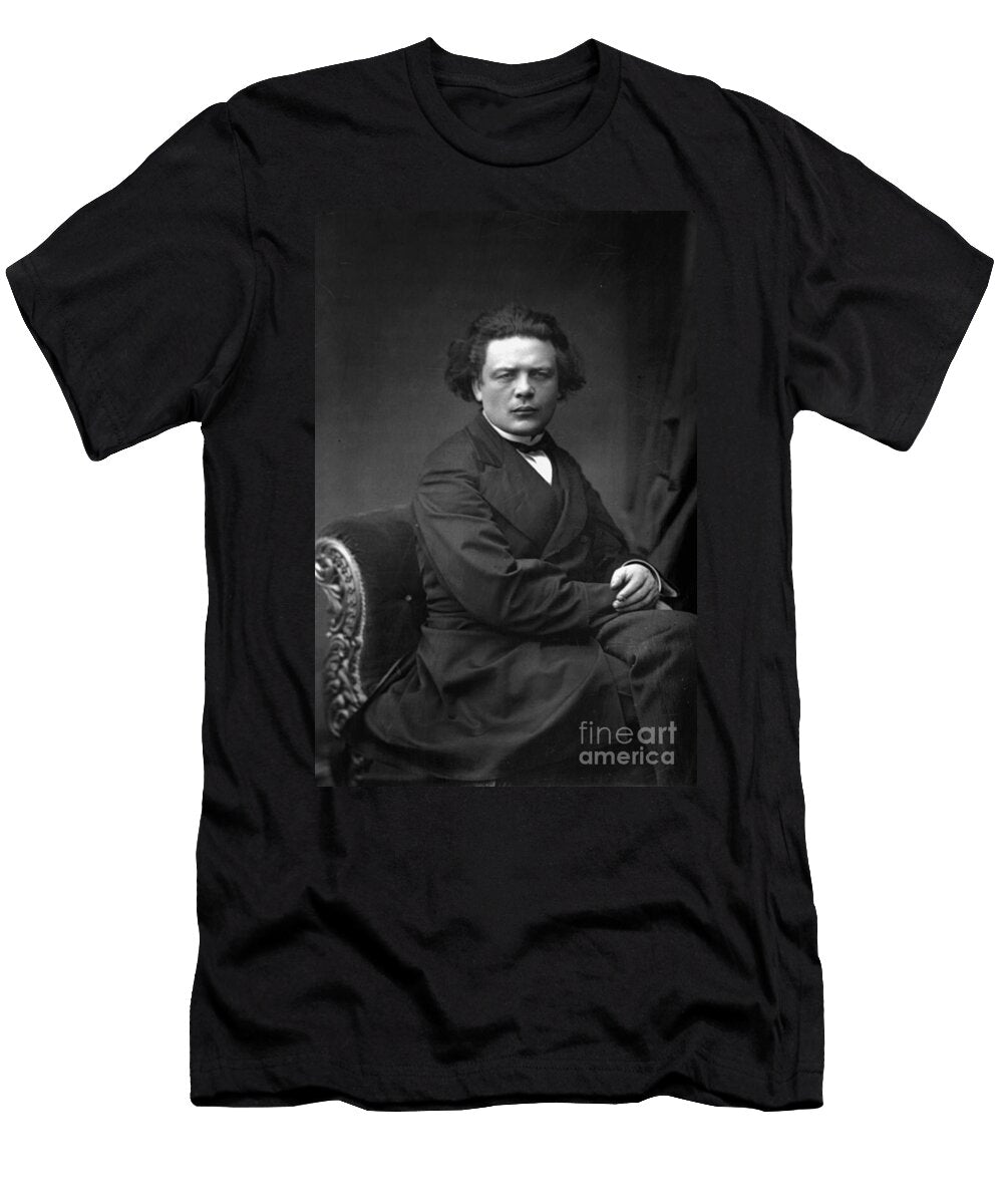 Anton Rubinstein 1829 1894 Russian Pianist and Composer 1865 Photograph By W and D Downey Unknown T-Shirt