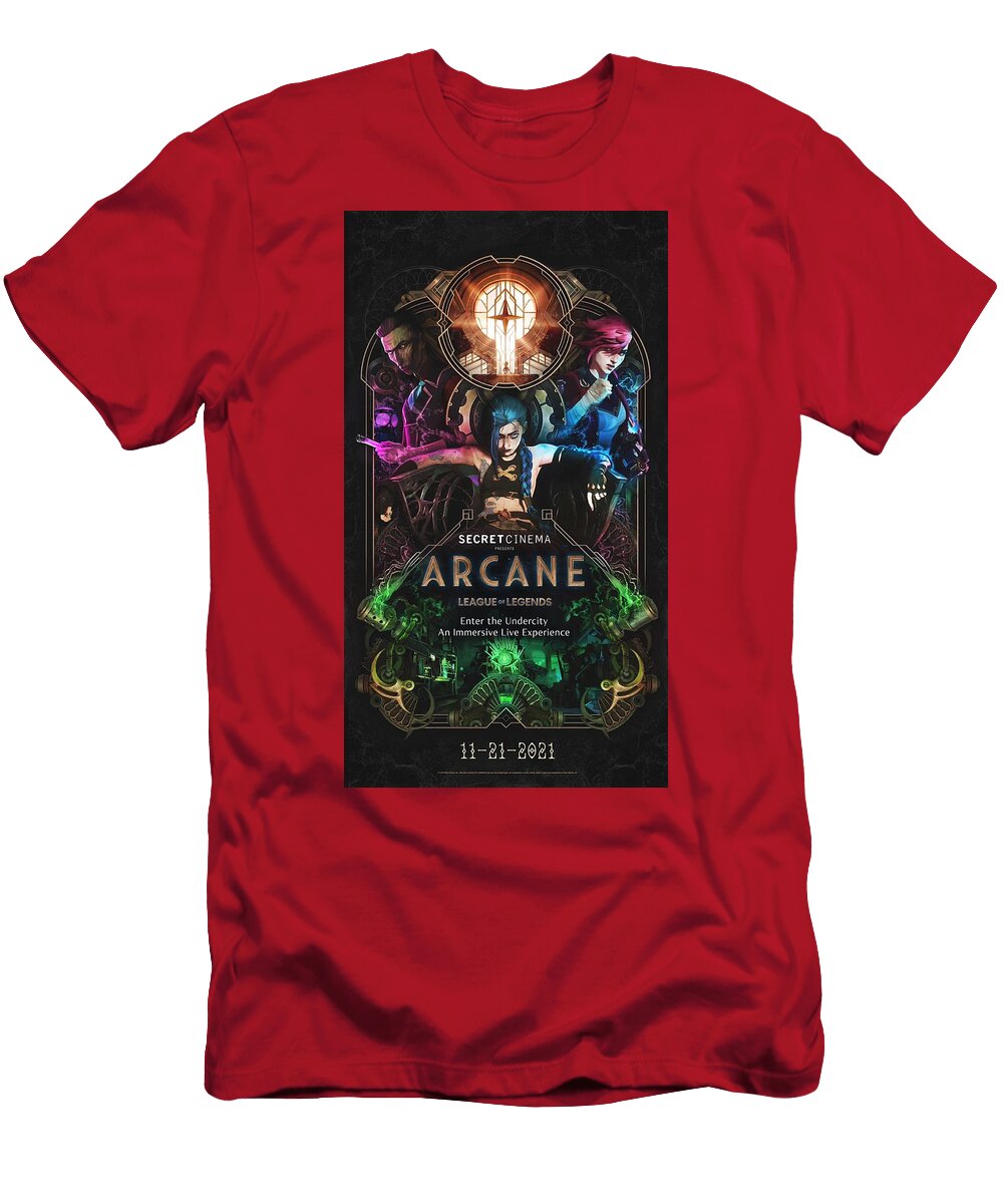 Arcane Movie Poster Anthony Wadley T-Shirt