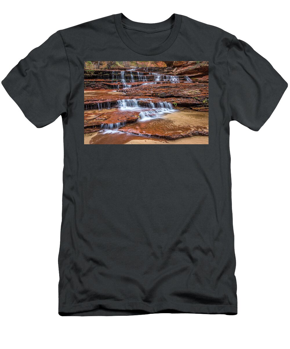 Archangel Falls Zion Utah Pierre Leclerc Photography T-Shirt