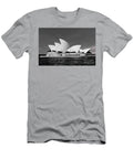 Architectural Sails Sydney Opera House High Contrast Black and White Dmr Filho T-Shirt