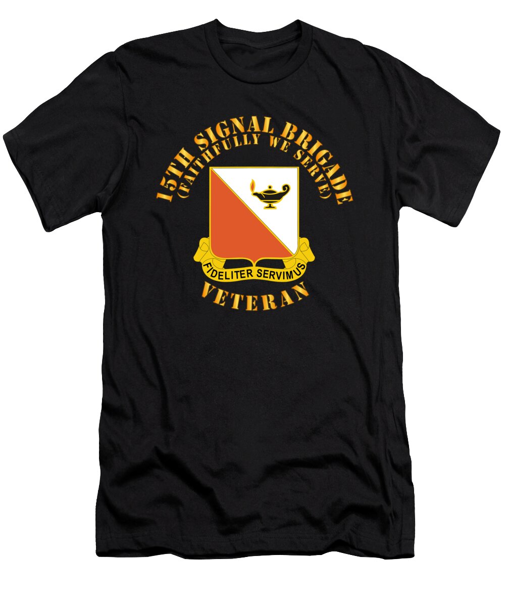 Army 15th Signal Brigade Dui Veteran X 300 Tom Adkins T-Shirt