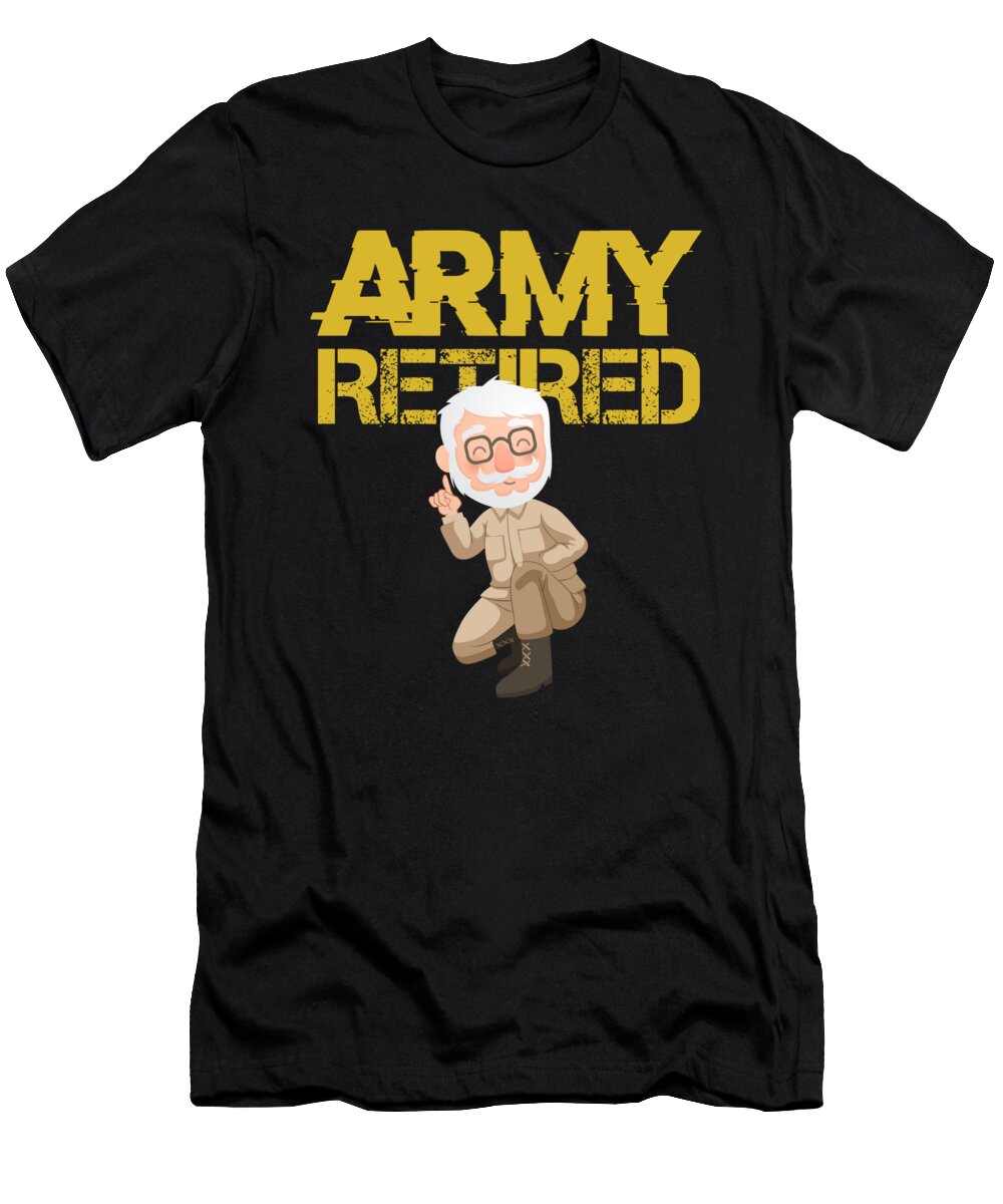 Army Retired Soldier Veterans Navy Retirees Retirement Plan Gift Thomas Larch T-Shirt