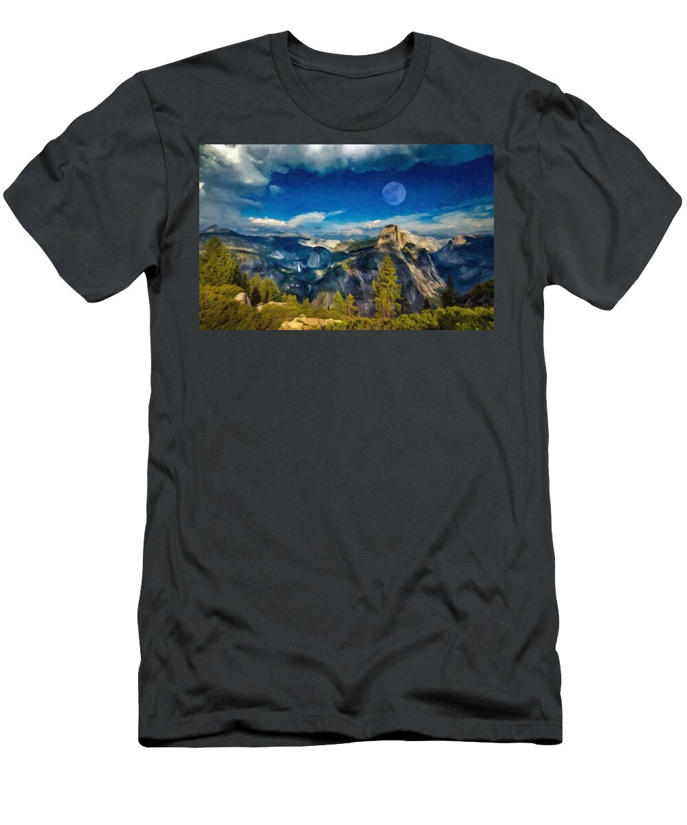 Art Yosemite Celestial Images T-Shirt