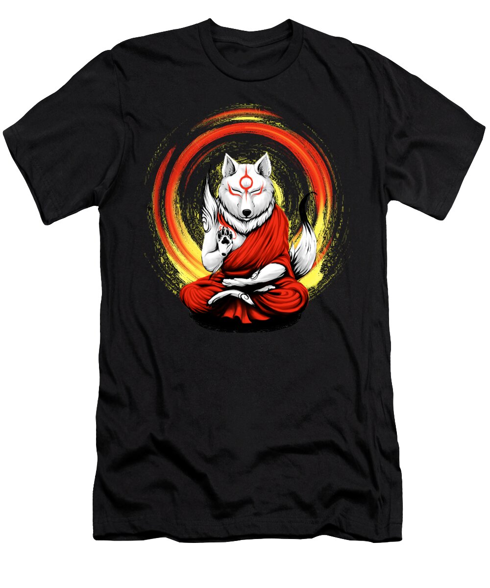 Arts Aware Wolf Okami Video Game T-Shirt