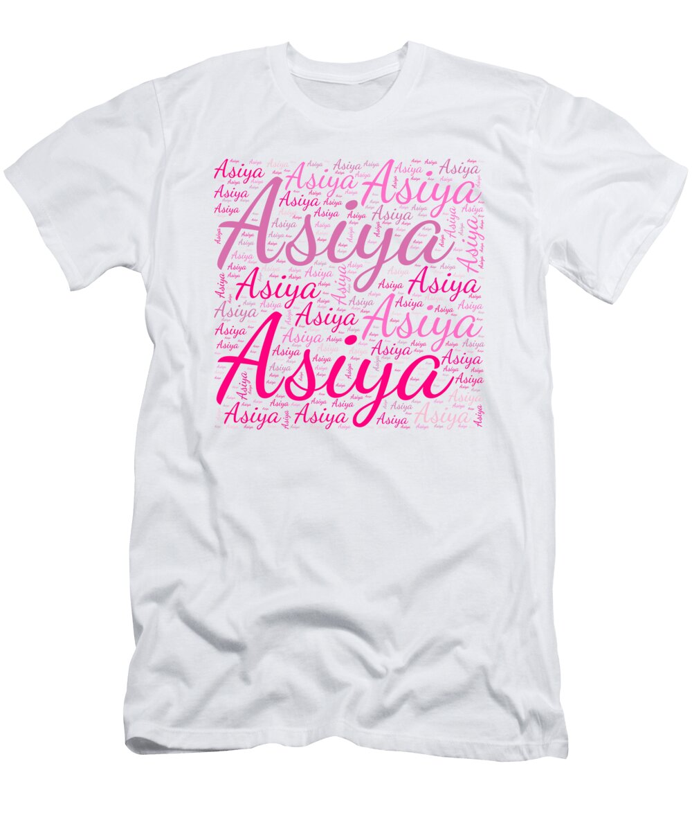 Asiya Names Without Frontiers Vidddie Publyshd T-Shirt