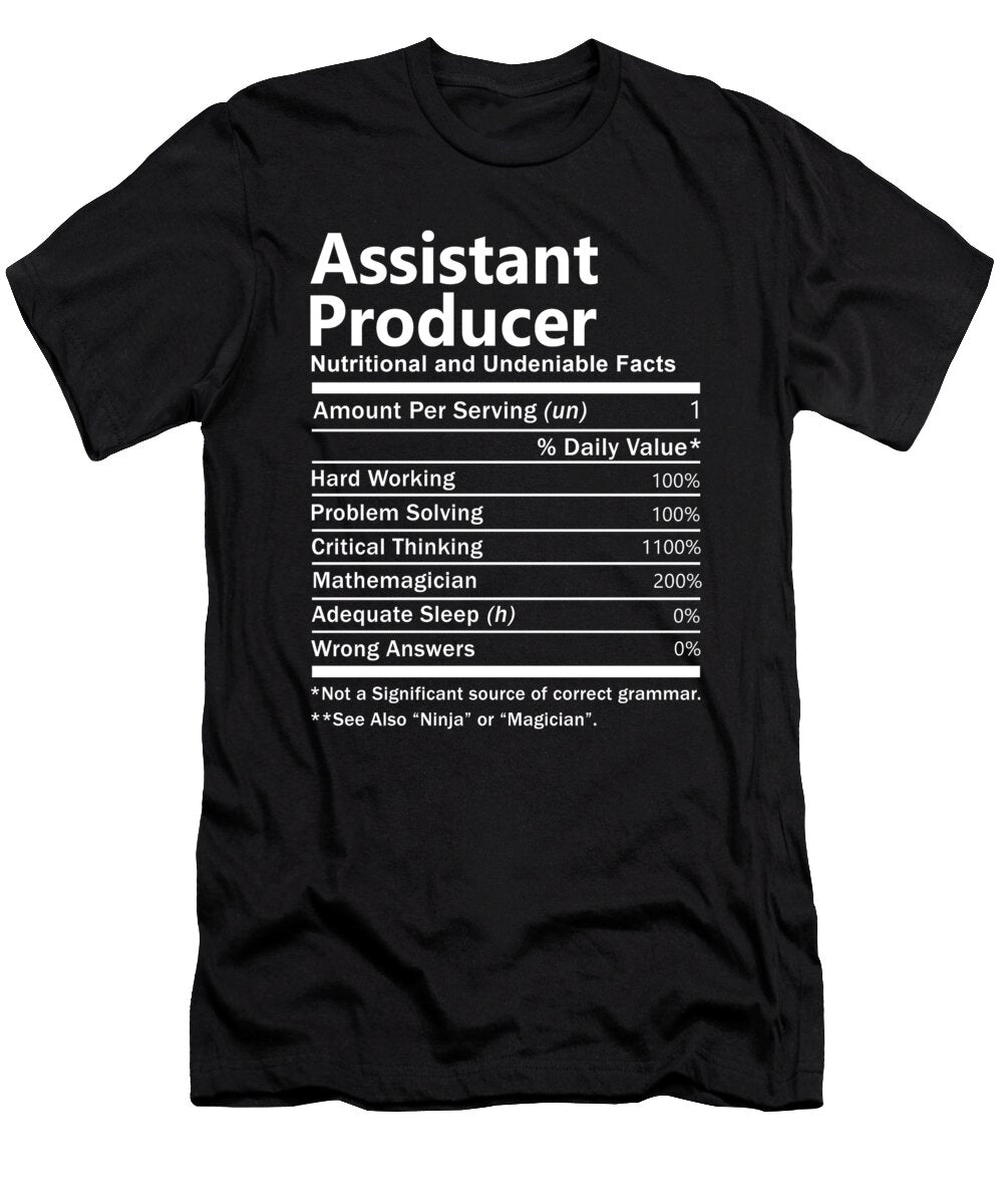 Assistant Producer Nutrition Factors Gift Item Shi Hu Kang T-Shirt