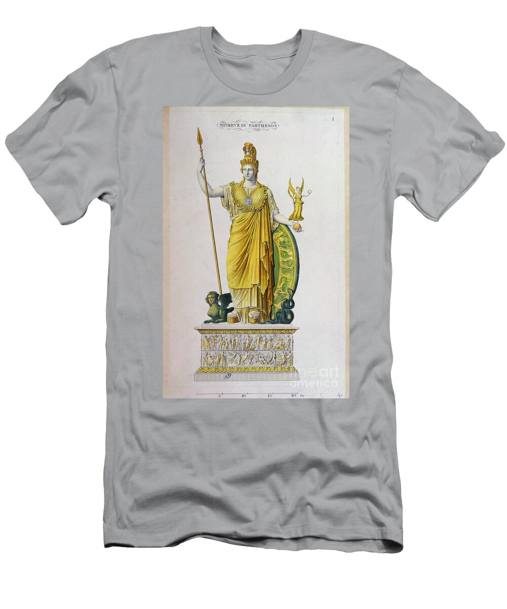 Athena Parthenos Statue From the Parthenon Athens French School T-Shirt