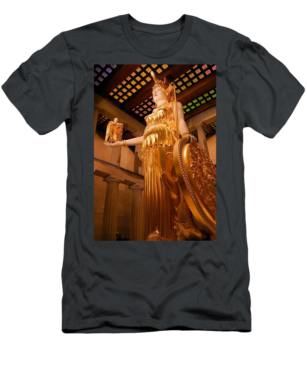 Athena with Nike Kristin Elmquist T-Shirt