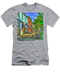Athens Ga College Ave Row Architectural Cityscape Art Reid Callaway T-Shirt