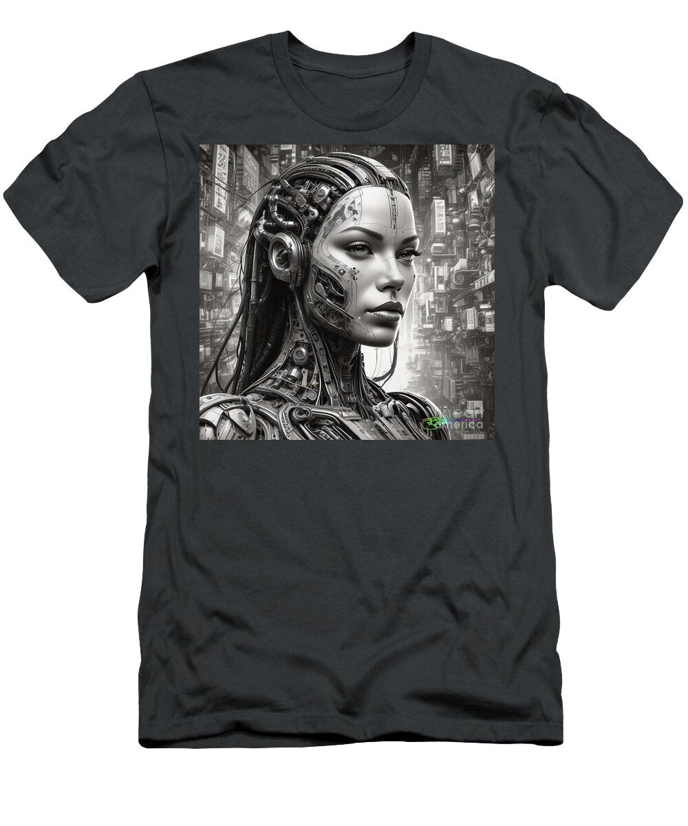 Aurora Technica Machine Learning Girl 9 Benito Del Ray T-Shirt