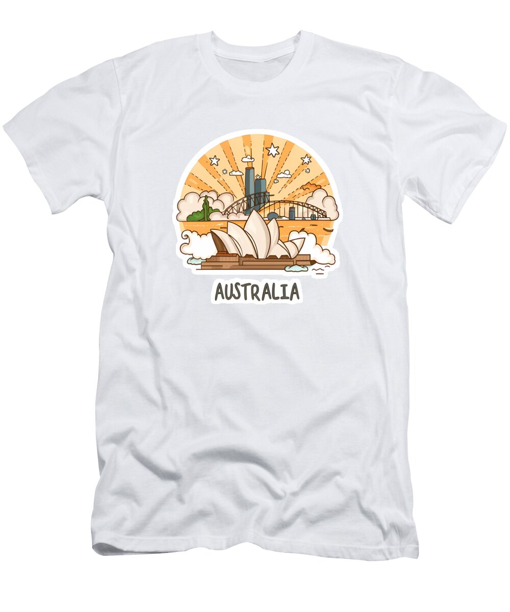 Australia Sydney Opera House Jafeth Moiane T-Shirt