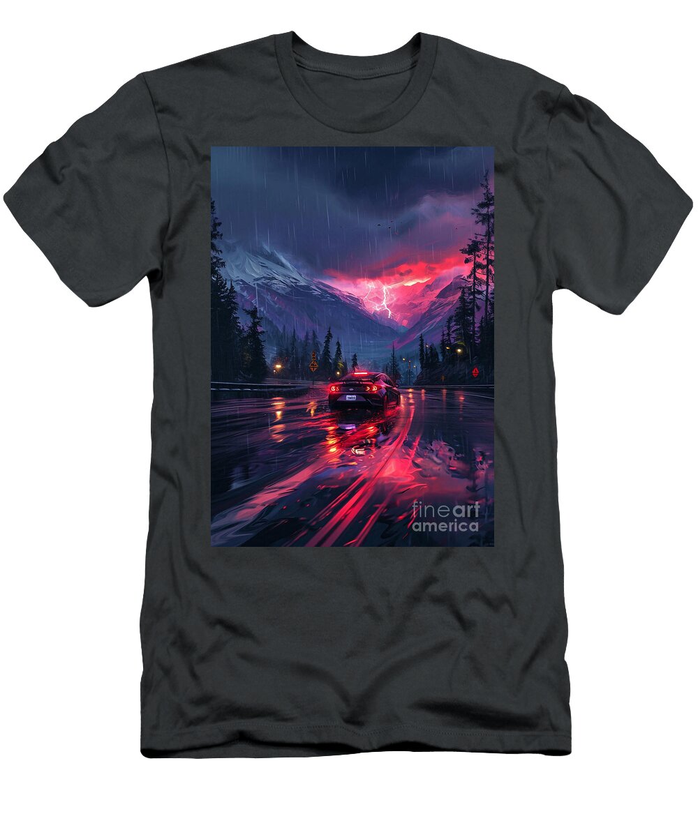 Auto Ford Puma Landscape Beautiful Clark Leffler T-Shirt