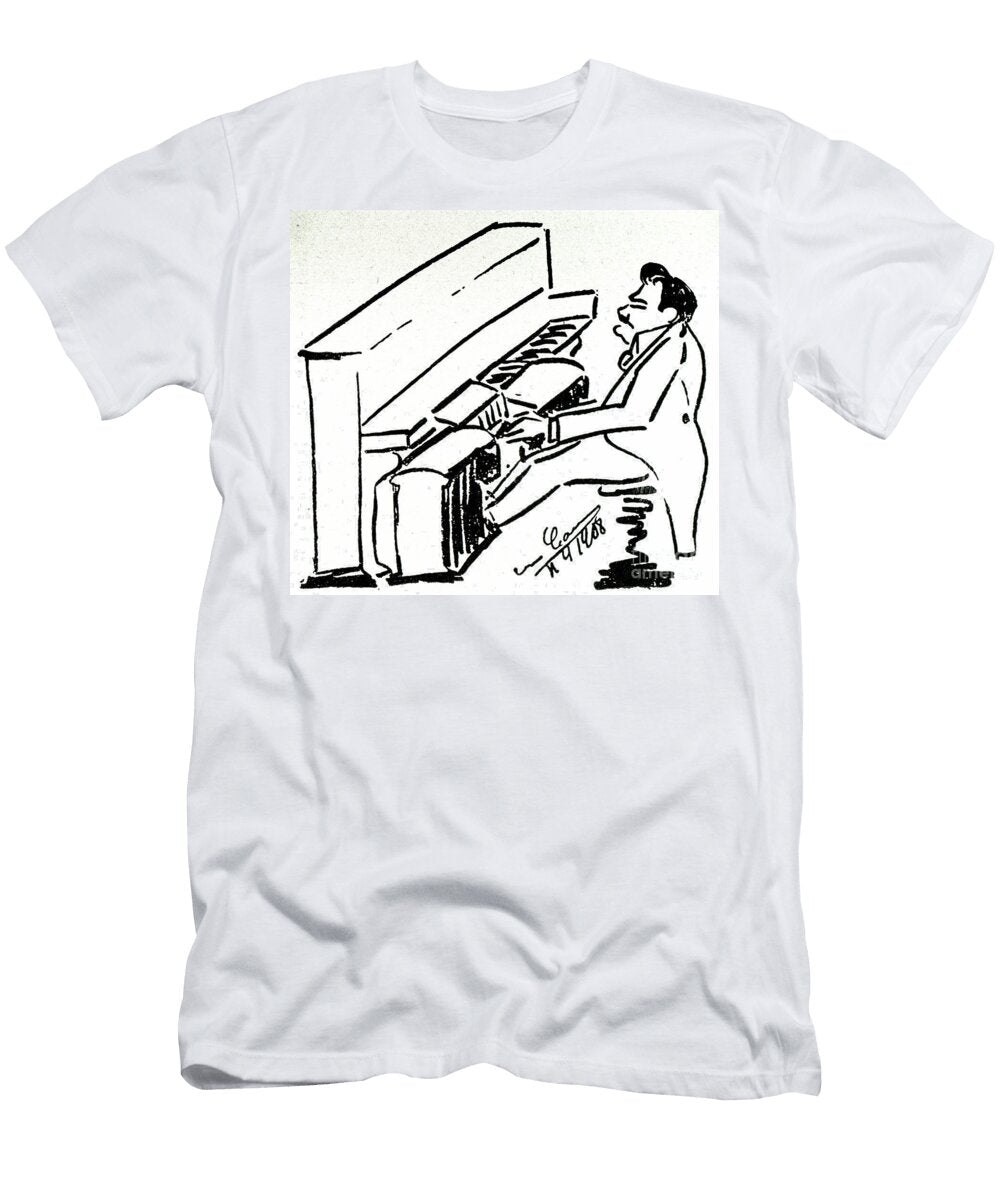 Autocaricature of Lyrical Singer Enrico Caruso in the Pianola 1908 Enrico Caruso T-Shirt