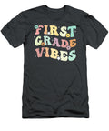 Back to School First Grade Vibes Retro Student Teacher Nhieu Hieu Huynh T-Shirt
