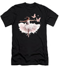 Ballerina Butterflies Dancing Ballet Watercolor Heidi Joyce T-Shirt