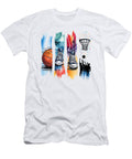 Basketball and Converse Sneaker Art Joanna Redesiuk T-Shirt