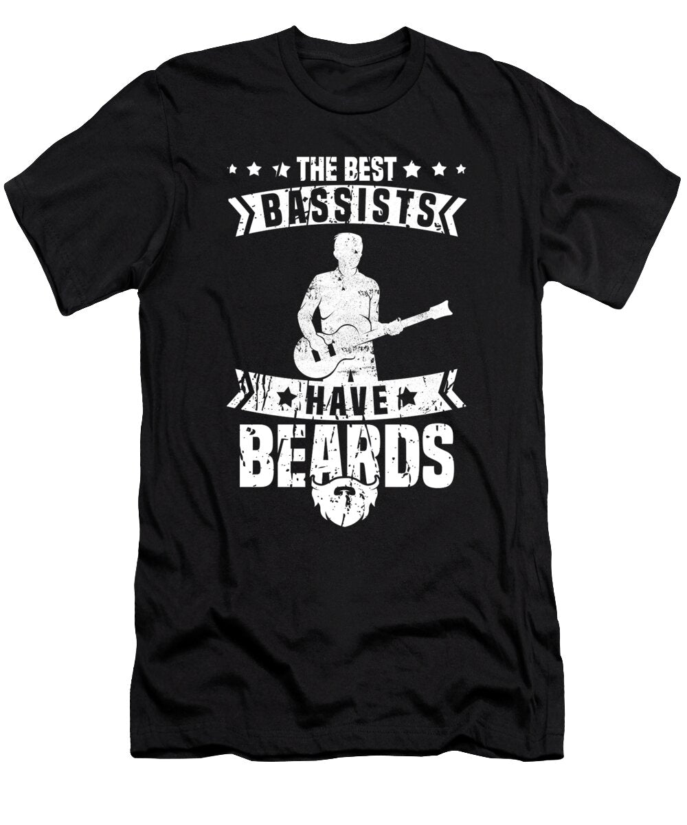 Bass Guitar Bassist Bass Player Crazy Squirrel T-Shirt